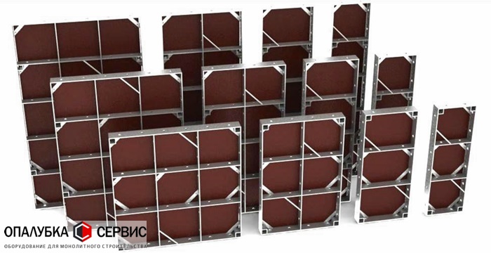 Аренда мелкощитовой опалубки