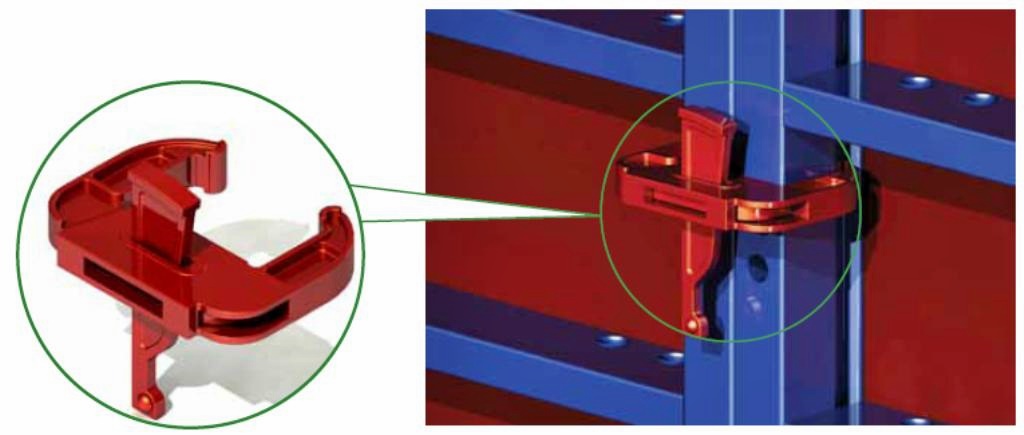 Замок клиновой